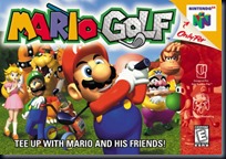 Mario Golf N64 - Capa