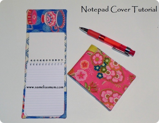 Notepad Cover Tutorial - Front