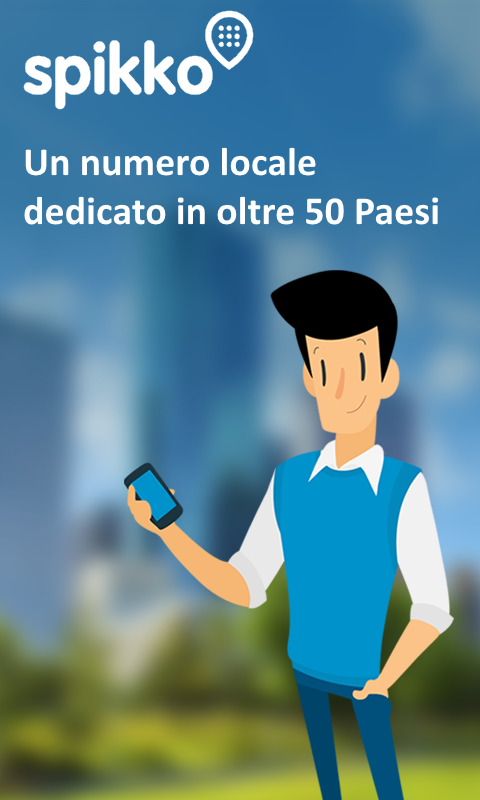 Android application Spikko - Virtual cellular phone numbers screenshort