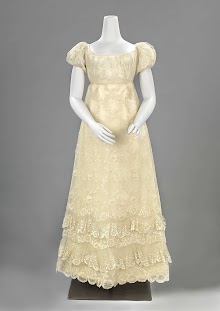 Ball Dress of Blonde Lace