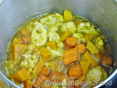 Curried Kabocha, Carrot, and Cauliflower Soup 2