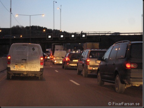 Stockholmstrafiken köer trängselskatt Stockholm 2012 001