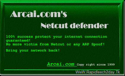 about arcai.com's netcut-defender 2.1.4