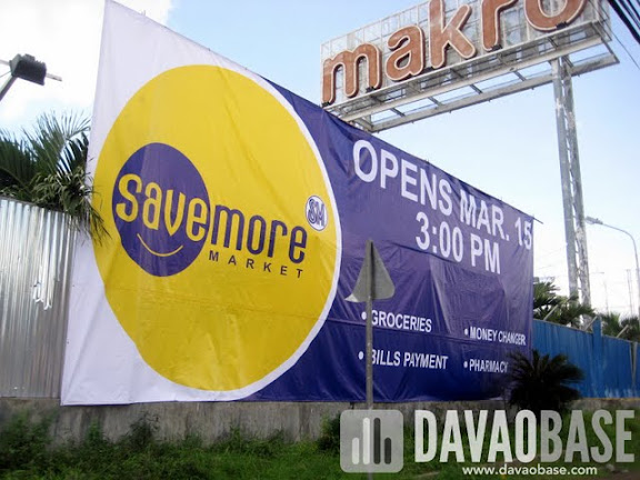 SM Savemore Market opens March 15, 2012 at the old Makro site in Bangkal, Davao City
