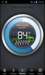 تطبيق قياس نبضات القلب للأندرويد Instant Heart Rate 1