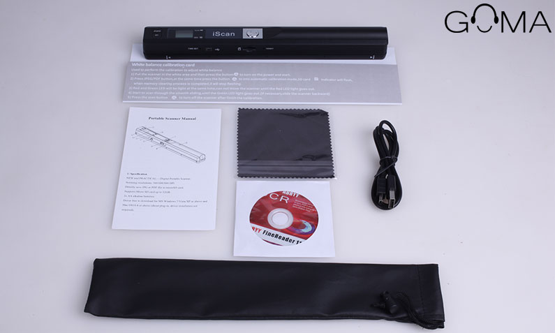 Máy scan màu di động độ nét cao Goma iscan 900DPI