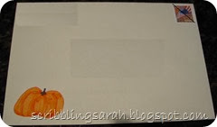 Pumpkin Envelope