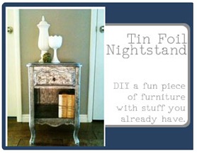 Tin Foil Nightstand