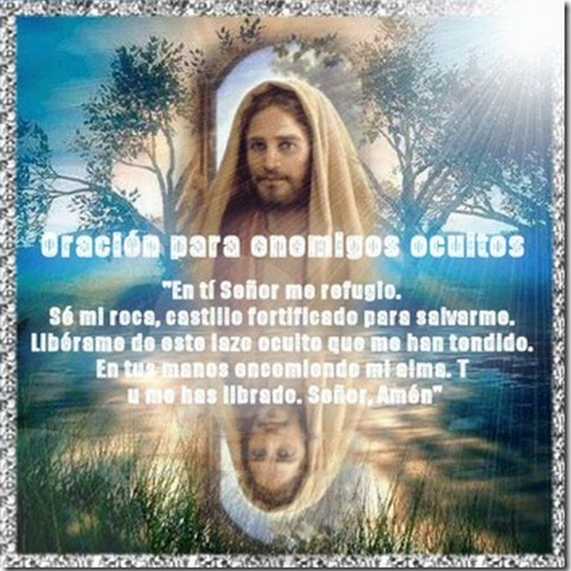 Oración para los enemigos ocultos