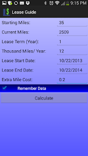 Free Download Lease Miles Tracker APK