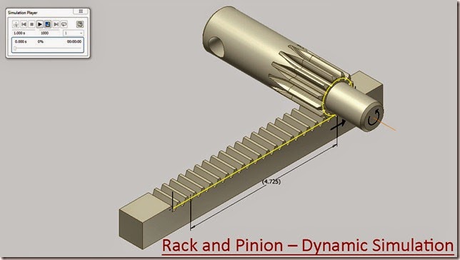 Rack and Pinion – Dynamic Simulation