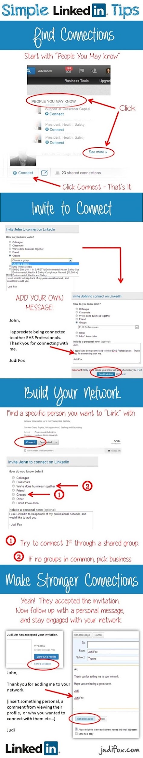Linkedin tips to connect network and find jobs advance career