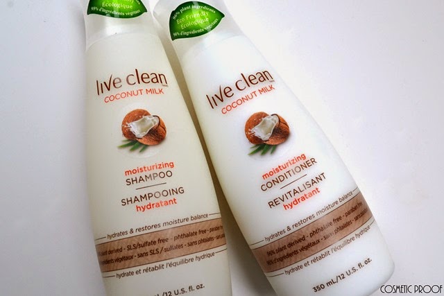 Live Clean Coconut Milk Shampoo and Conditioner Review