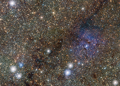 Nebulosa Trífida no infravermelho