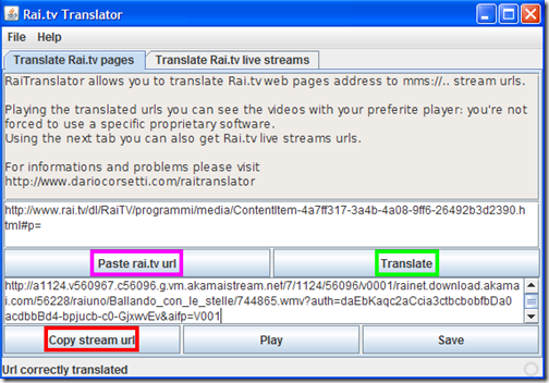 Rai.Tv Translator