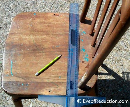 How to cut a chair
