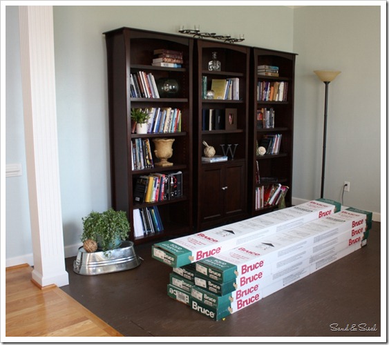 oak flooring boxes