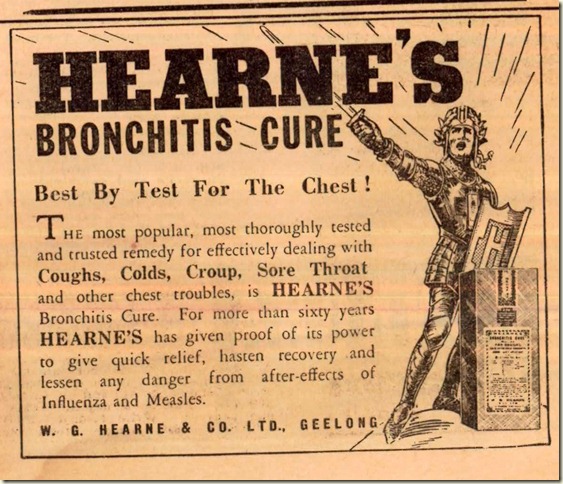 1942 cold remedy ad