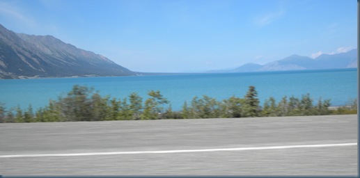 Kluane Lake, Yukon - incredibly large and beautiful blue waters