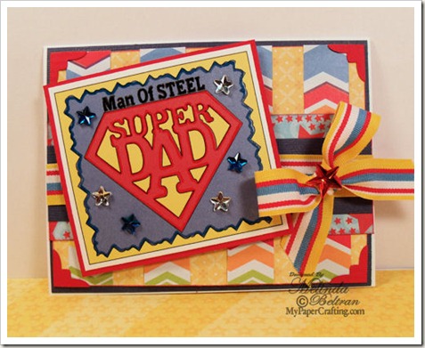 super dad father stamp card-500