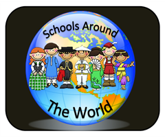 Schools Around the World - Global School Tour Linky Party with Classroom Pictures