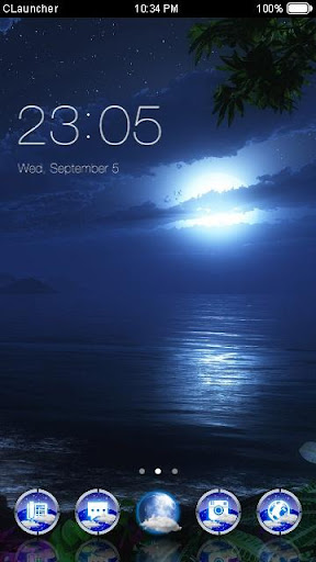 Night Sky CLauncher Theme