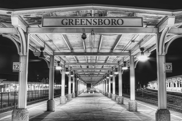Greensboro-Train-Depot-B W-HDR