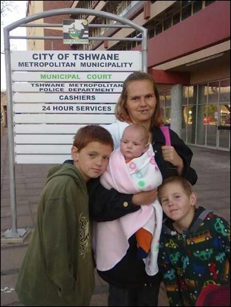 BRITS ELSIE and children dumped in street ANC council breaks her tent and shack down Aug252011