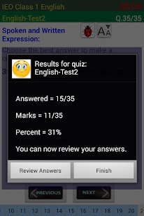 IEO Grade 1 English Olympiad Screenshots 4