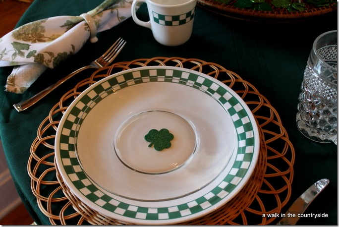 St. Patrick's Day tablescapes