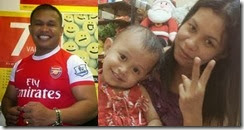 Gambar isteri dan anak pembunuh pegawai AmBank 4