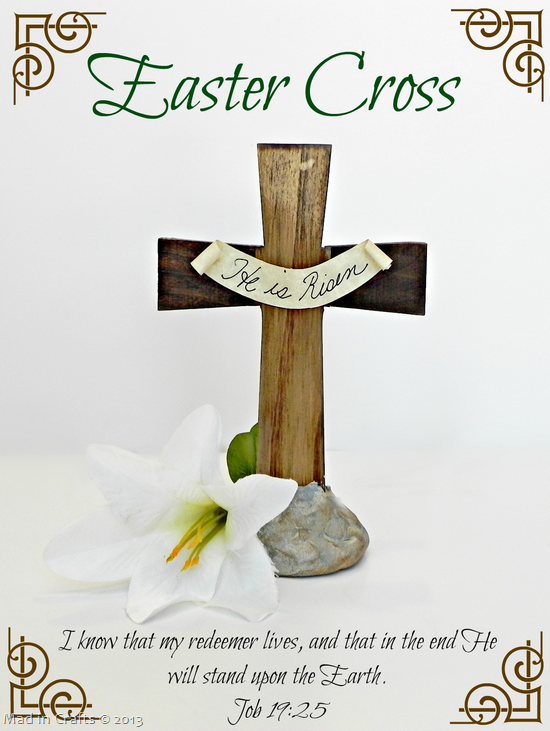 DIY Easter Cross