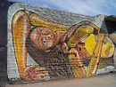 Graffo Mujer Araucana Calle Ovalle