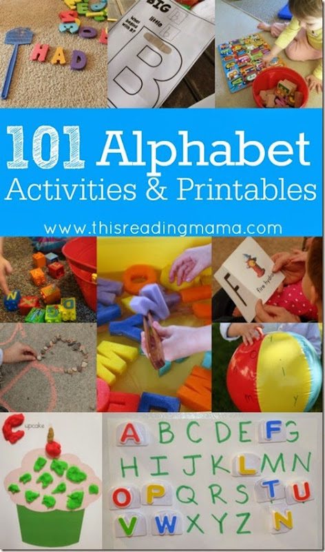 101 Alphabet Activities and Printables #alphabet #preschool #kindergarten 101 Alphabet Activities and Printables #alphabet #preschool #kindergarten