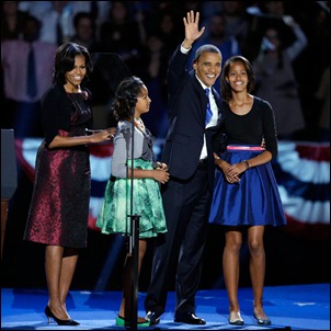 Barack Obama e familia
