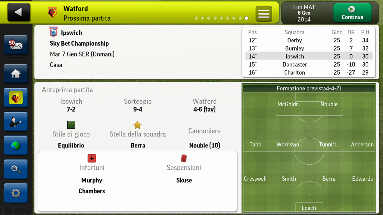  Android   Football Manager Handheld 2014, e siamo tutti allenatori!