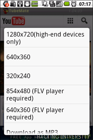 Download YouTube Videos on Android