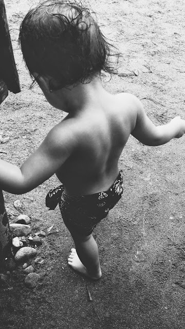 toddler at the beach toddler at the beach