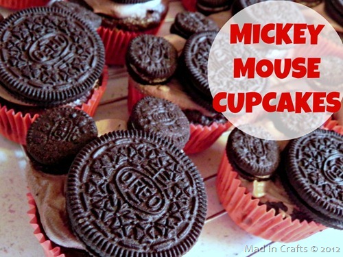 How to Make Mickey Mouse Cupcakes