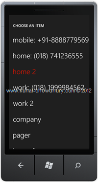Image 3: How to Save Contact in WP7 using the SaveContactTask?