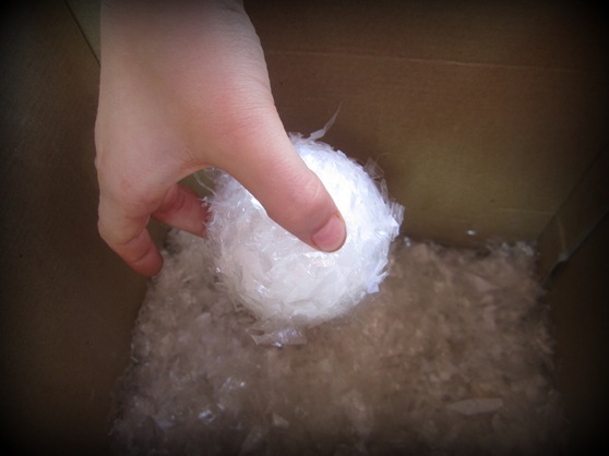 Making Faux Snowballs