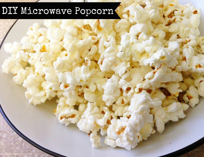 Easy Microwave Popcorn @ SameliasMum
