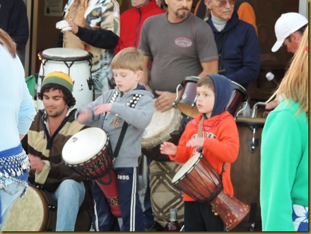 We loved seeing these kids join in the drumming performance