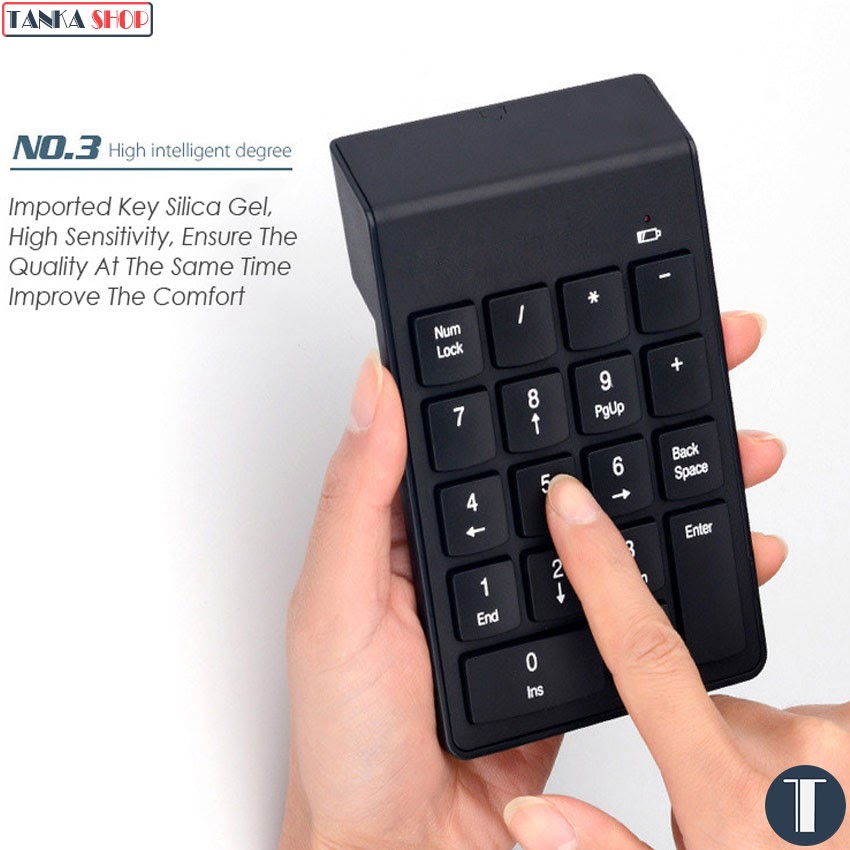 Bàn phím số không dây cho laptop Mini Number Keyboard Bàn phím số rời cho laptop