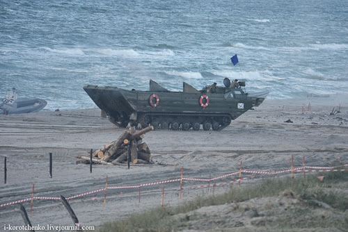 "Запад-2013": Высадка на побережье