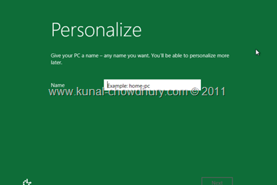 18. Enter PC Name 18. Enter PC Name
