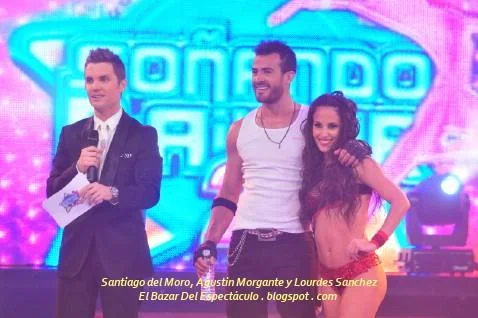 Santiago del Moro, Agustin Morgante y Lourdes Sanchez.JPG
