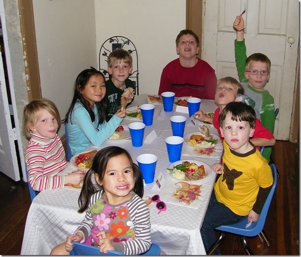 thanksgiving table kids
