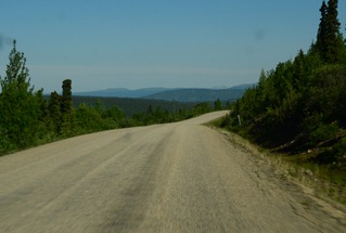 more gravel but smooth towards Dease Lake