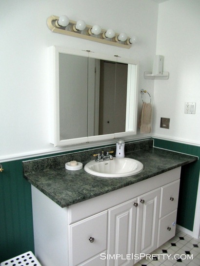 Bathroom Counter Before #2